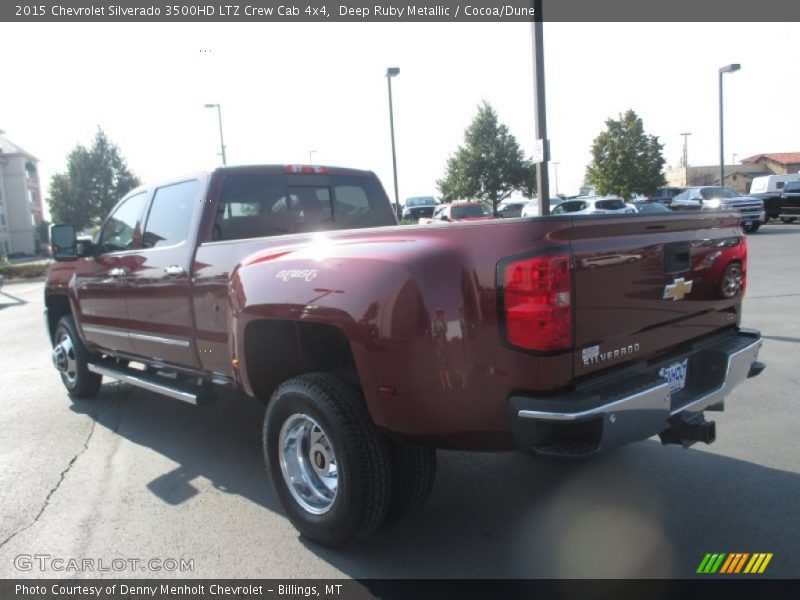 Deep Ruby Metallic / Cocoa/Dune 2015 Chevrolet Silverado 3500HD LTZ Crew Cab 4x4