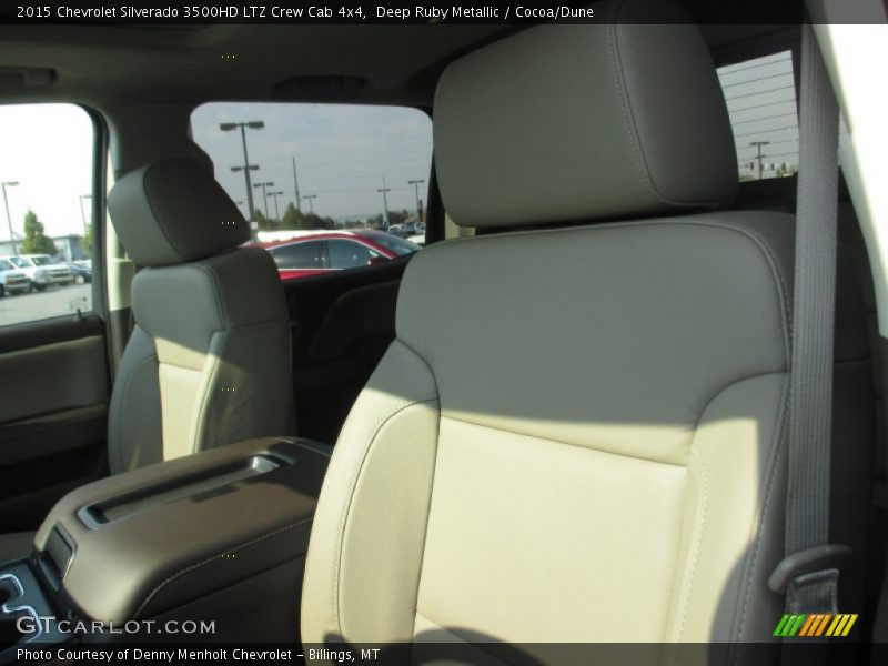 Deep Ruby Metallic / Cocoa/Dune 2015 Chevrolet Silverado 3500HD LTZ Crew Cab 4x4