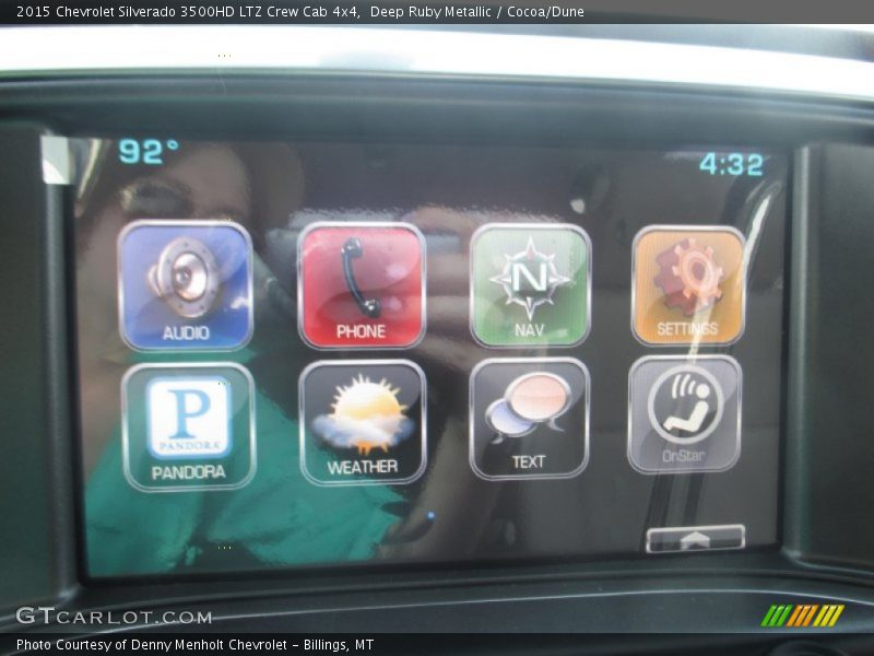 Deep Ruby Metallic / Cocoa/Dune 2015 Chevrolet Silverado 3500HD LTZ Crew Cab 4x4