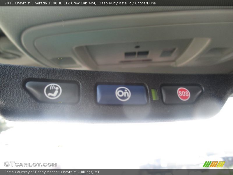 Deep Ruby Metallic / Cocoa/Dune 2015 Chevrolet Silverado 3500HD LTZ Crew Cab 4x4