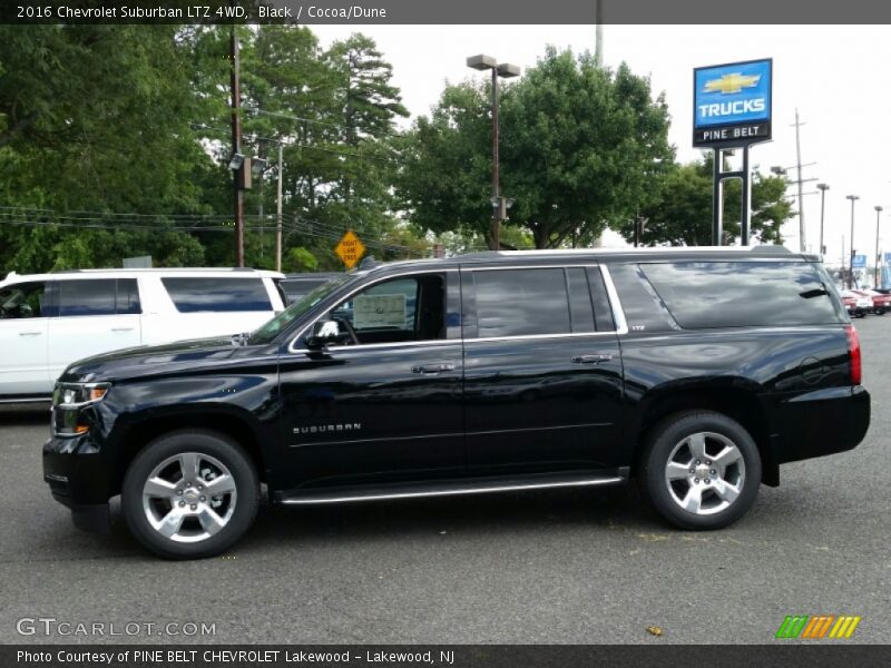 Black / Cocoa/Dune 2016 Chevrolet Suburban LTZ 4WD