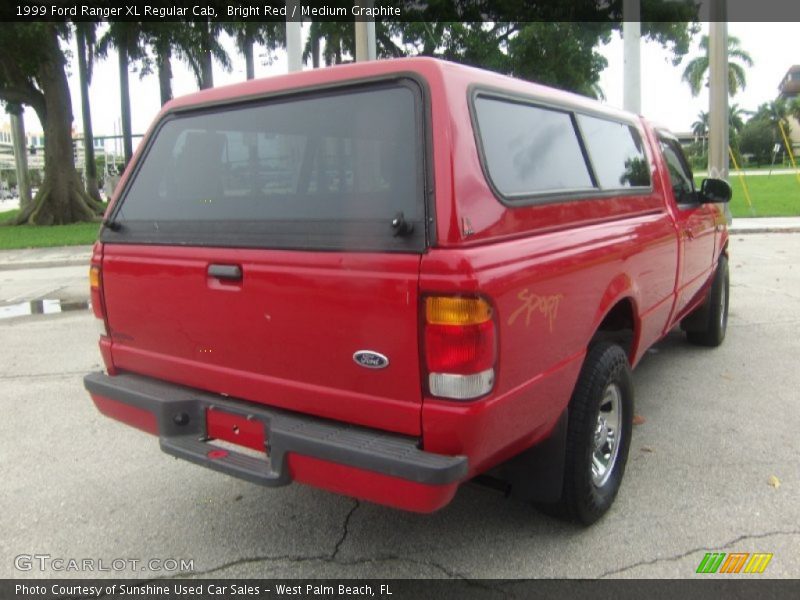 Bright Red / Medium Graphite 1999 Ford Ranger XL Regular Cab
