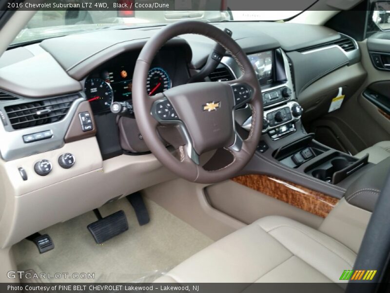  2016 Suburban LTZ 4WD Cocoa/Dune Interior
