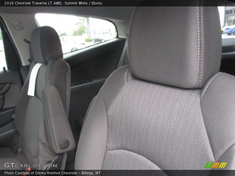 Summit White / Ebony 2016 Chevrolet Traverse LT AWD