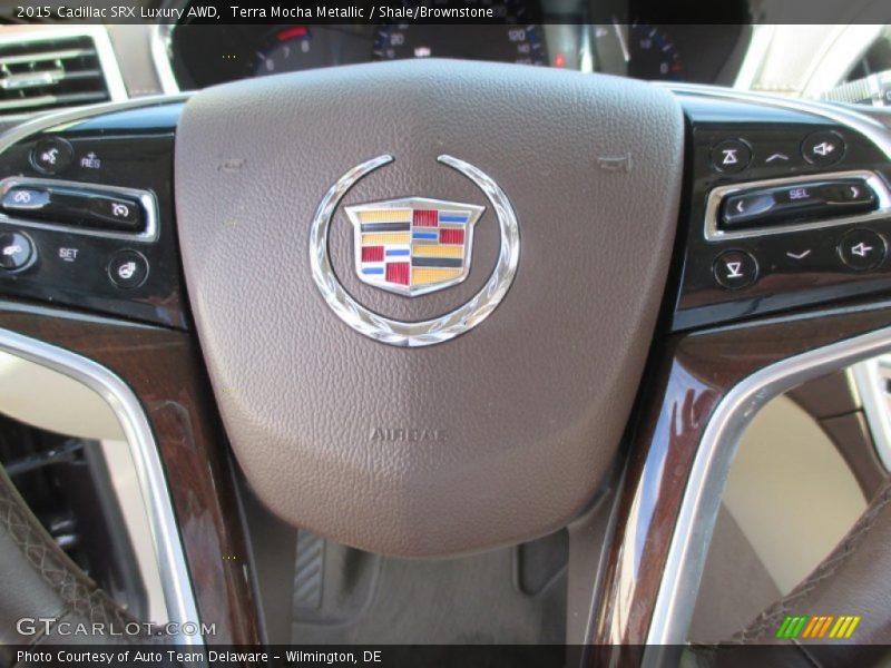 Terra Mocha Metallic / Shale/Brownstone 2015 Cadillac SRX Luxury AWD