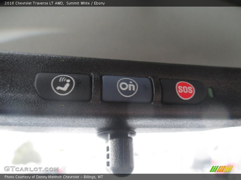 Summit White / Ebony 2016 Chevrolet Traverse LT AWD