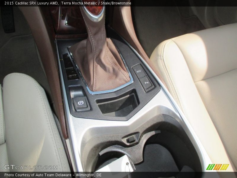 Terra Mocha Metallic / Shale/Brownstone 2015 Cadillac SRX Luxury AWD