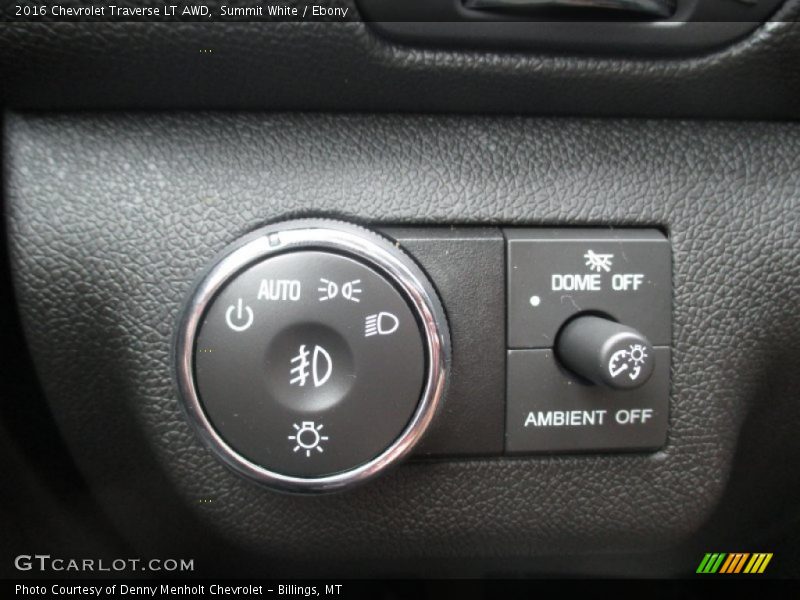 Summit White / Ebony 2016 Chevrolet Traverse LT AWD