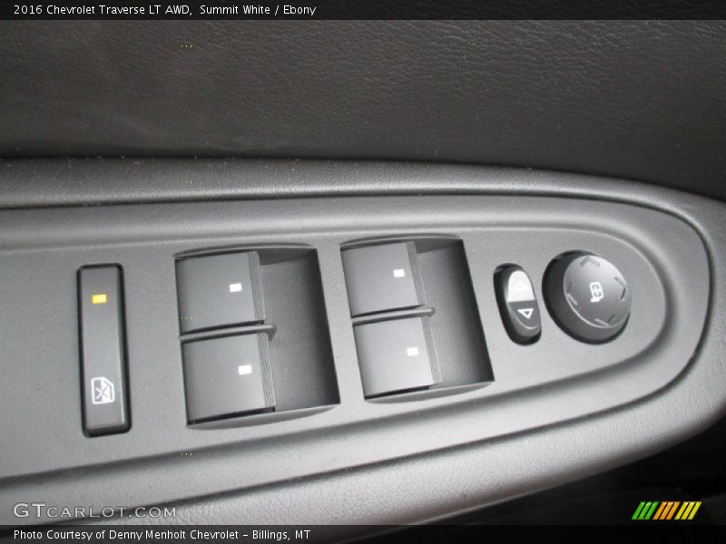 Summit White / Ebony 2016 Chevrolet Traverse LT AWD