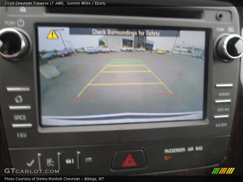 Summit White / Ebony 2016 Chevrolet Traverse LT AWD
