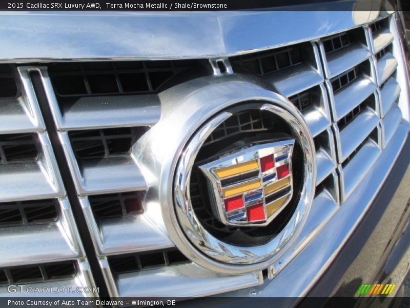 Terra Mocha Metallic / Shale/Brownstone 2015 Cadillac SRX Luxury AWD