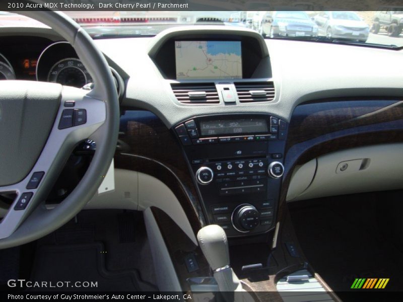 Dark Cherry Pearl / Parchment 2010 Acura MDX Technology