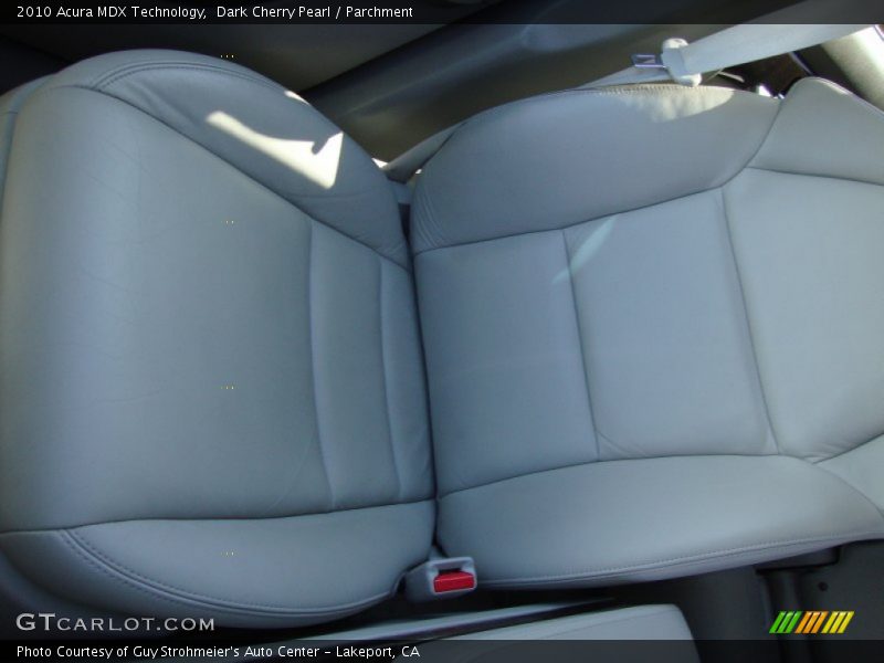 Dark Cherry Pearl / Parchment 2010 Acura MDX Technology