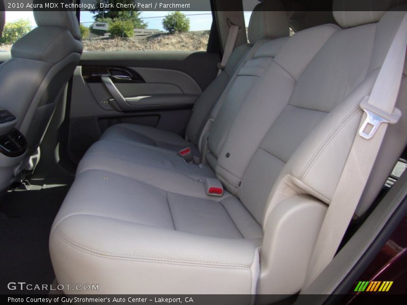 Dark Cherry Pearl / Parchment 2010 Acura MDX Technology
