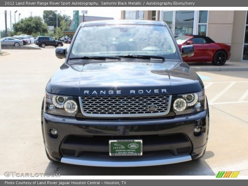 Santorini Black Metallic / Autobiography Ebony/Ivory 2012 Land Rover Range Rover Sport Autobiography