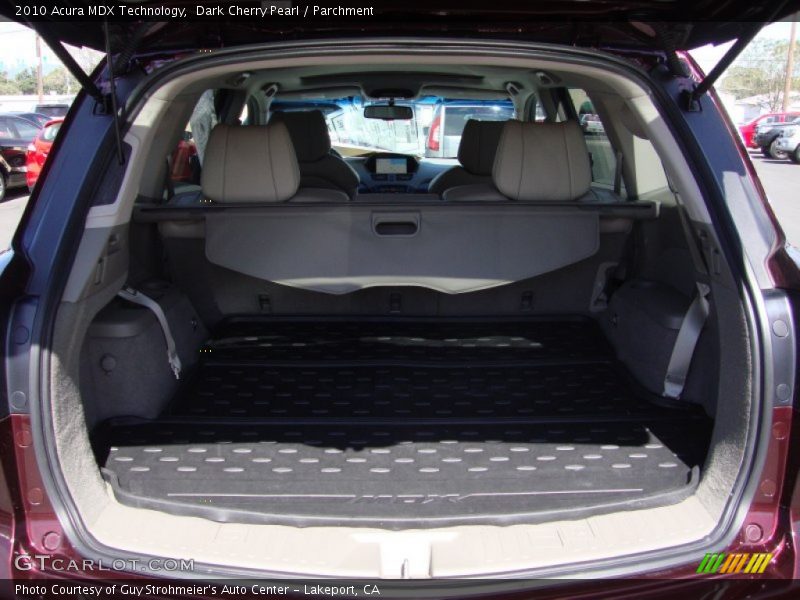 Dark Cherry Pearl / Parchment 2010 Acura MDX Technology