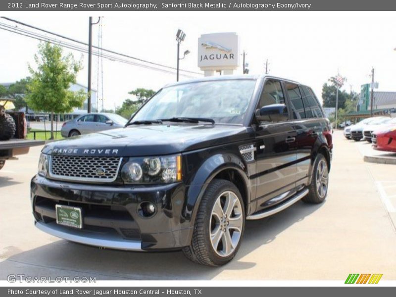 Santorini Black Metallic / Autobiography Ebony/Ivory 2012 Land Rover Range Rover Sport Autobiography