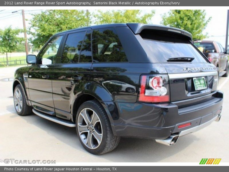 Santorini Black Metallic / Autobiography Ebony/Ivory 2012 Land Rover Range Rover Sport Autobiography