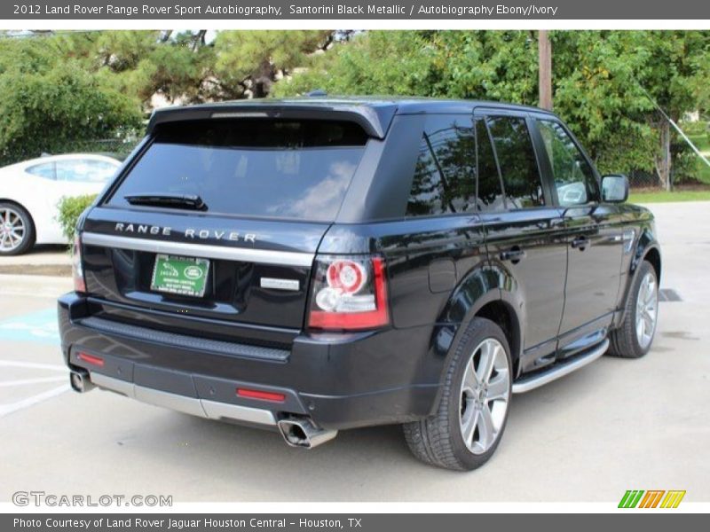 Santorini Black Metallic / Autobiography Ebony/Ivory 2012 Land Rover Range Rover Sport Autobiography