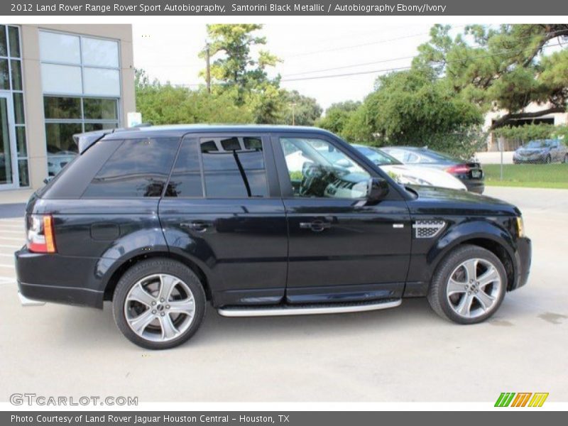 Santorini Black Metallic / Autobiography Ebony/Ivory 2012 Land Rover Range Rover Sport Autobiography