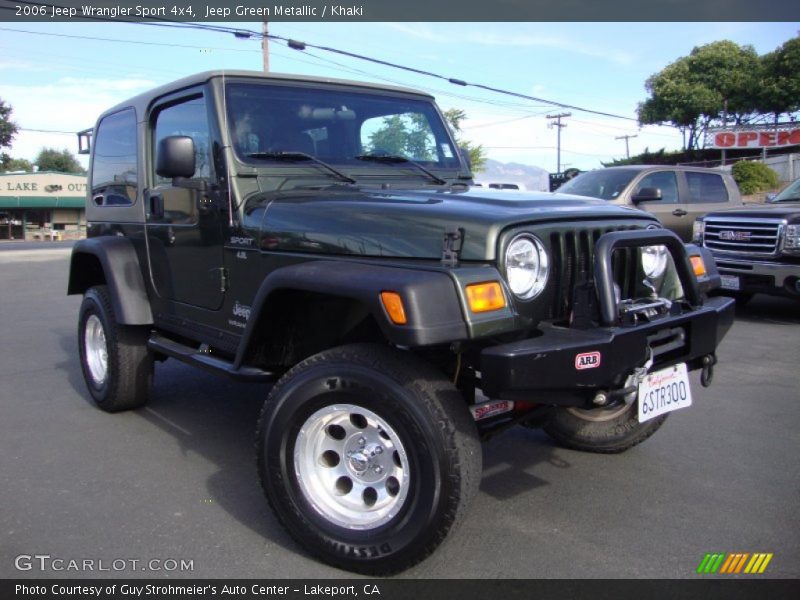 Jeep Green Metallic / Khaki 2006 Jeep Wrangler Sport 4x4