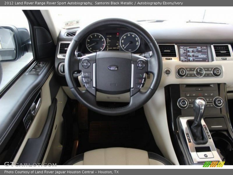 Santorini Black Metallic / Autobiography Ebony/Ivory 2012 Land Rover Range Rover Sport Autobiography