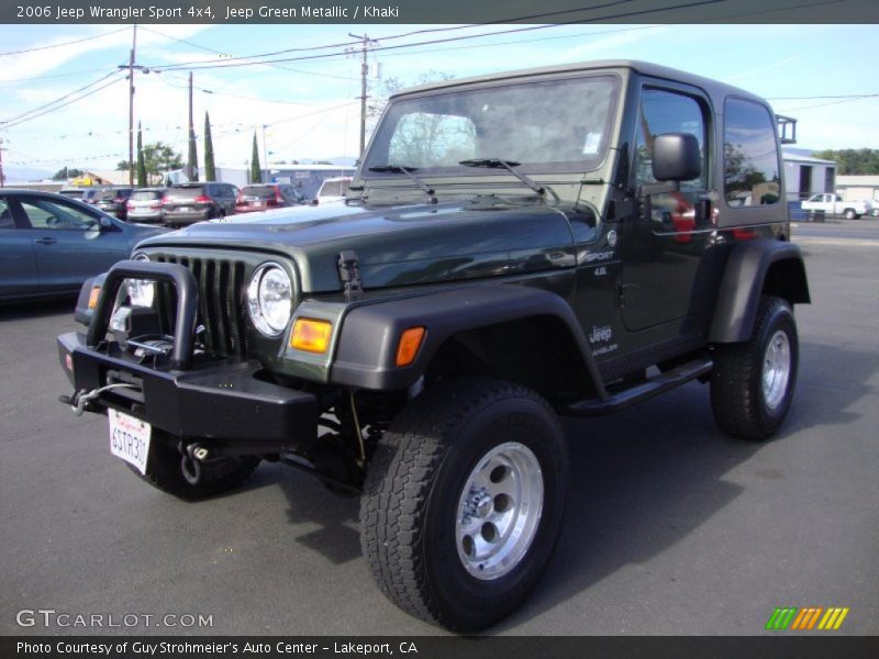 Jeep Green Metallic / Khaki 2006 Jeep Wrangler Sport 4x4