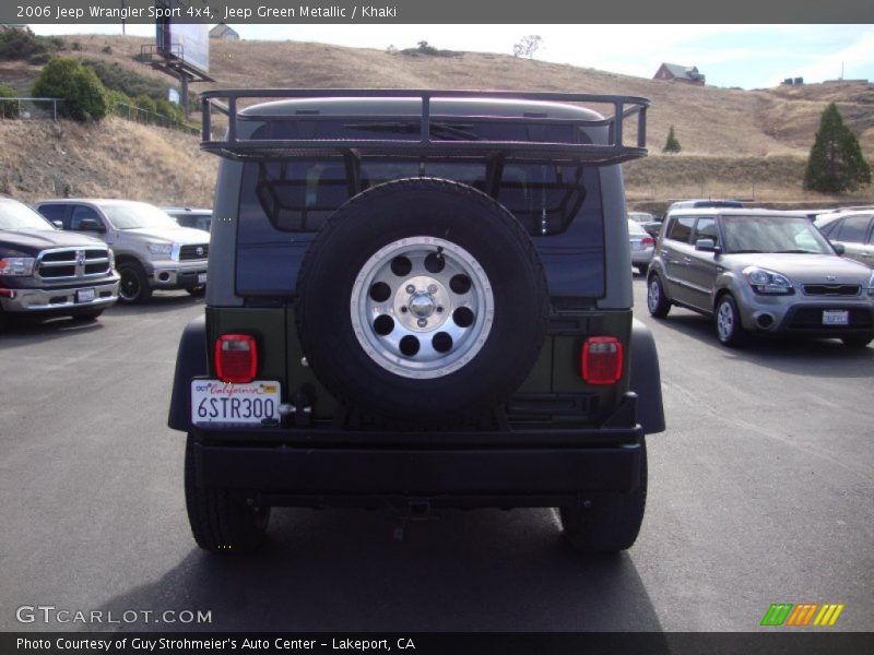 Jeep Green Metallic / Khaki 2006 Jeep Wrangler Sport 4x4