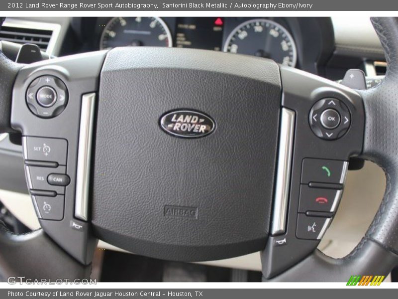 Santorini Black Metallic / Autobiography Ebony/Ivory 2012 Land Rover Range Rover Sport Autobiography
