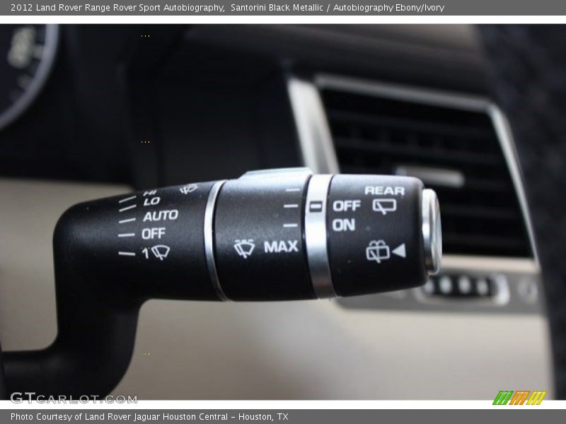 Santorini Black Metallic / Autobiography Ebony/Ivory 2012 Land Rover Range Rover Sport Autobiography