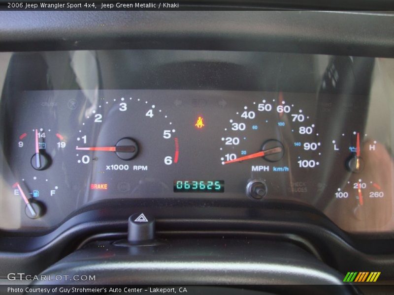 Jeep Green Metallic / Khaki 2006 Jeep Wrangler Sport 4x4