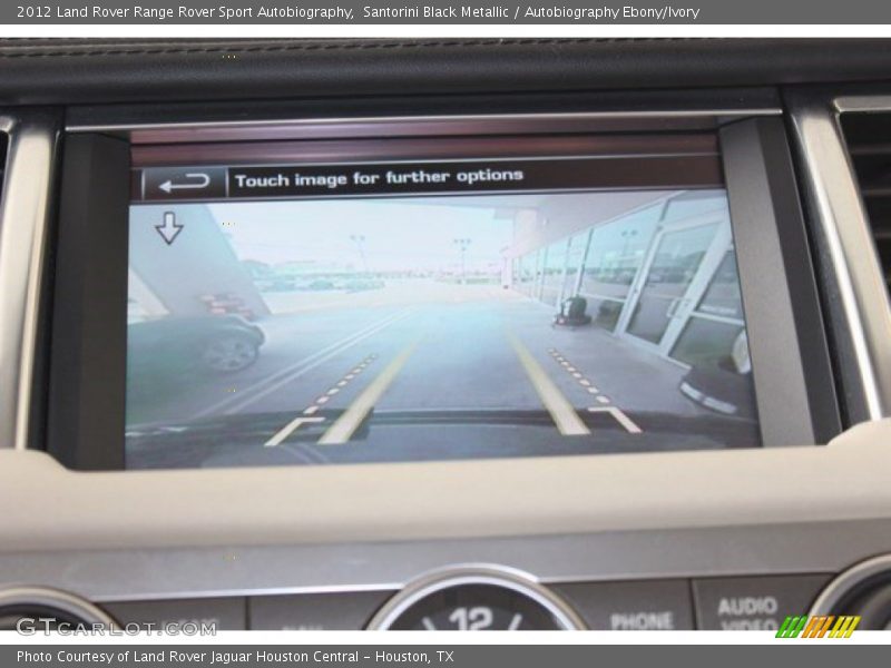 Santorini Black Metallic / Autobiography Ebony/Ivory 2012 Land Rover Range Rover Sport Autobiography