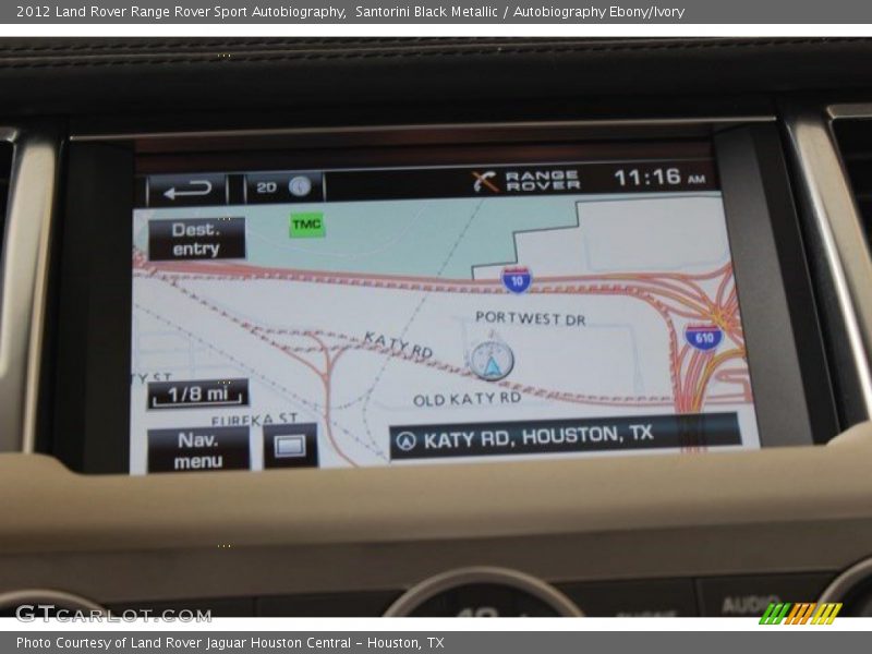 Santorini Black Metallic / Autobiography Ebony/Ivory 2012 Land Rover Range Rover Sport Autobiography