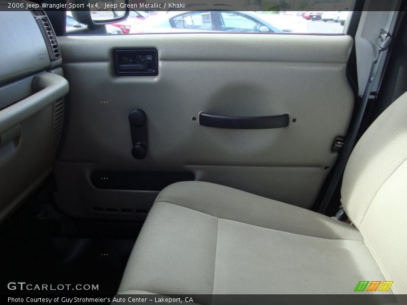 Jeep Green Metallic / Khaki 2006 Jeep Wrangler Sport 4x4