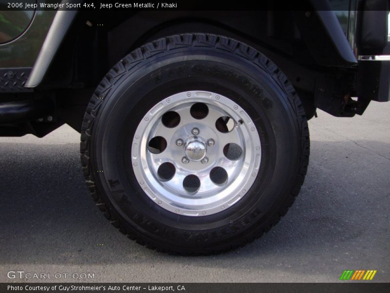 Jeep Green Metallic / Khaki 2006 Jeep Wrangler Sport 4x4