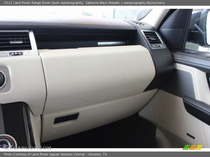 Santorini Black Metallic / Autobiography Ebony/Ivory 2012 Land Rover Range Rover Sport Autobiography