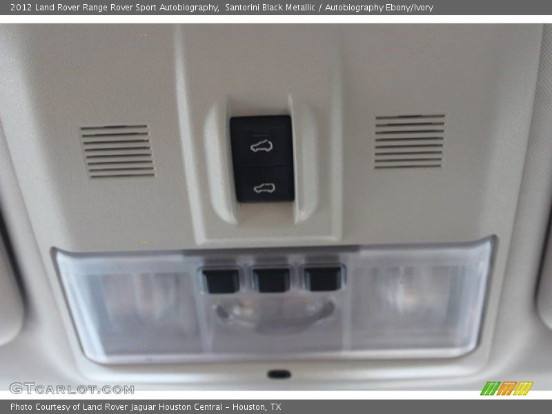Santorini Black Metallic / Autobiography Ebony/Ivory 2012 Land Rover Range Rover Sport Autobiography