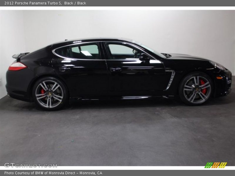 Black / Black 2012 Porsche Panamera Turbo S