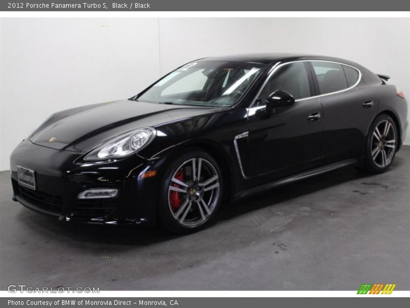 Black / Black 2012 Porsche Panamera Turbo S