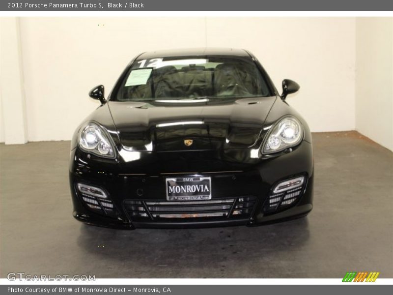 Black / Black 2012 Porsche Panamera Turbo S