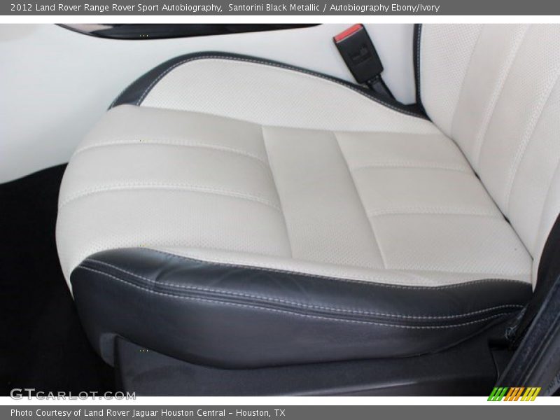 Santorini Black Metallic / Autobiography Ebony/Ivory 2012 Land Rover Range Rover Sport Autobiography