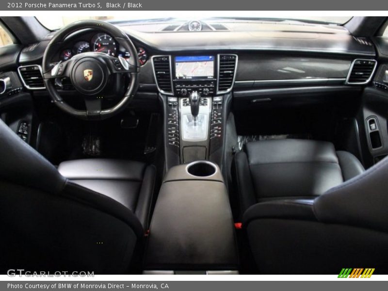 Black / Black 2012 Porsche Panamera Turbo S