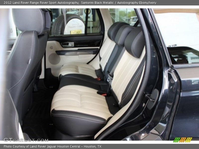 Santorini Black Metallic / Autobiography Ebony/Ivory 2012 Land Rover Range Rover Sport Autobiography