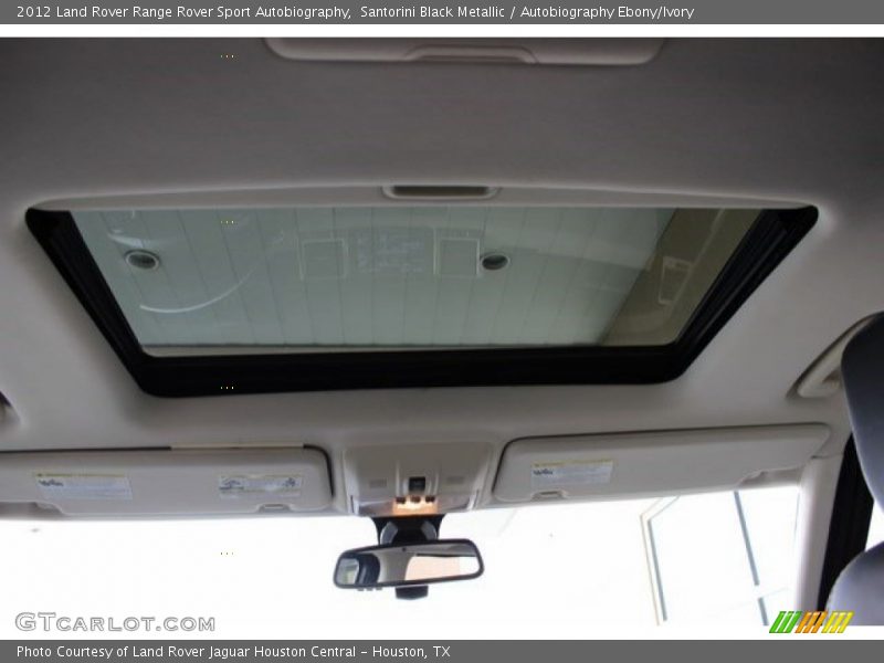Santorini Black Metallic / Autobiography Ebony/Ivory 2012 Land Rover Range Rover Sport Autobiography