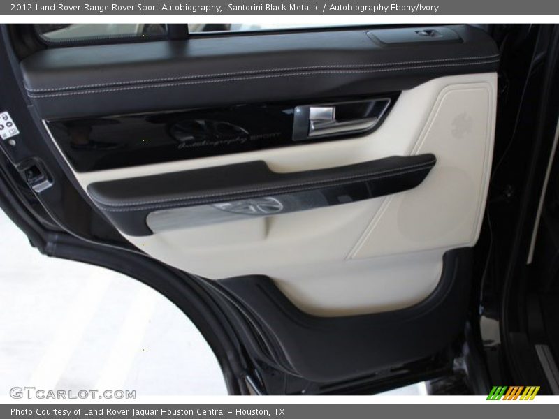 Santorini Black Metallic / Autobiography Ebony/Ivory 2012 Land Rover Range Rover Sport Autobiography
