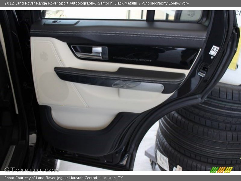 Santorini Black Metallic / Autobiography Ebony/Ivory 2012 Land Rover Range Rover Sport Autobiography