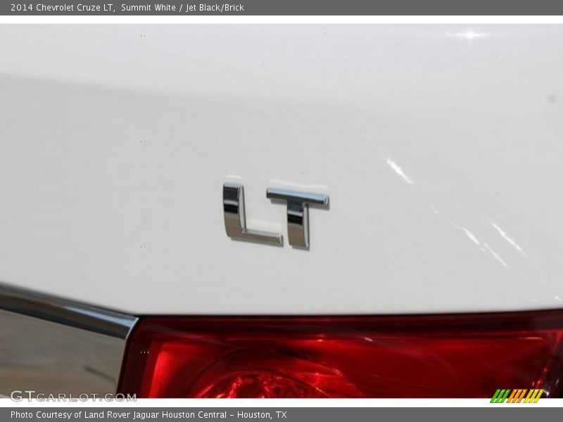 Summit White / Jet Black/Brick 2014 Chevrolet Cruze LT