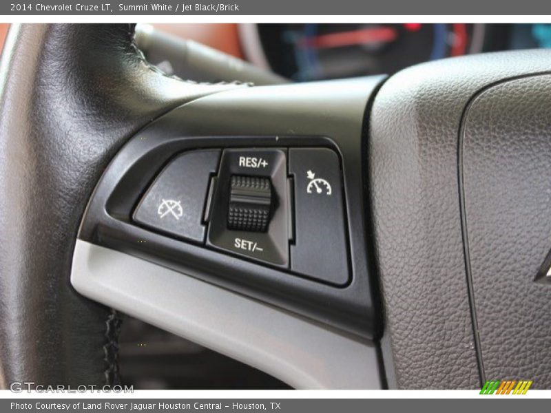 Summit White / Jet Black/Brick 2014 Chevrolet Cruze LT