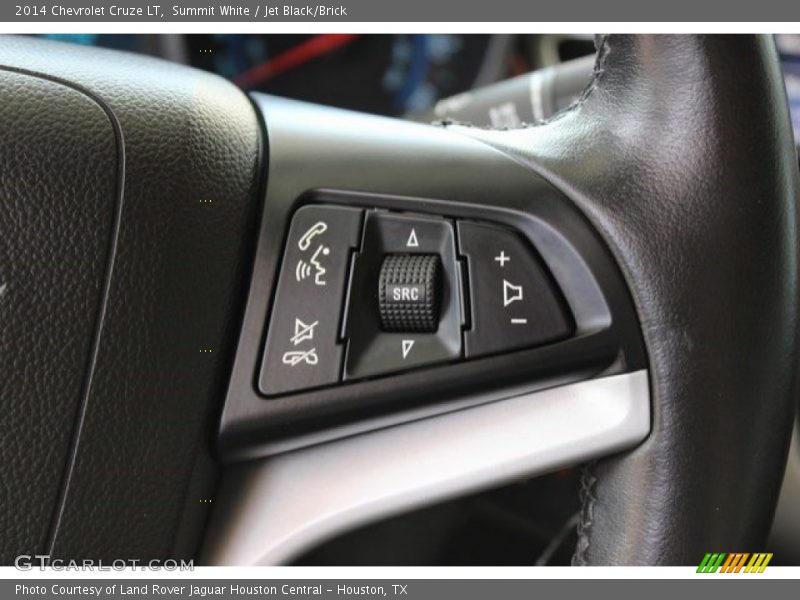 Summit White / Jet Black/Brick 2014 Chevrolet Cruze LT