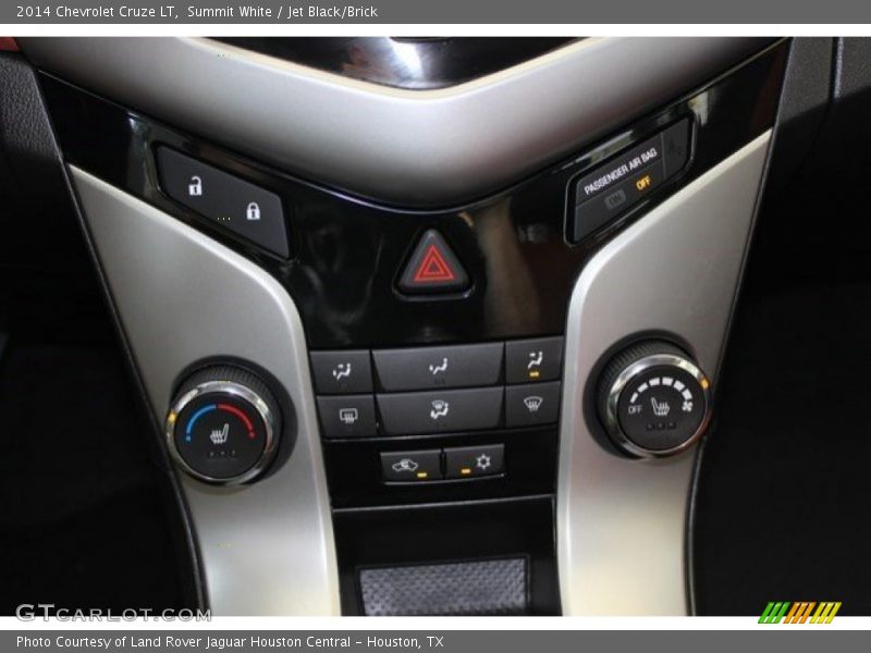 Summit White / Jet Black/Brick 2014 Chevrolet Cruze LT